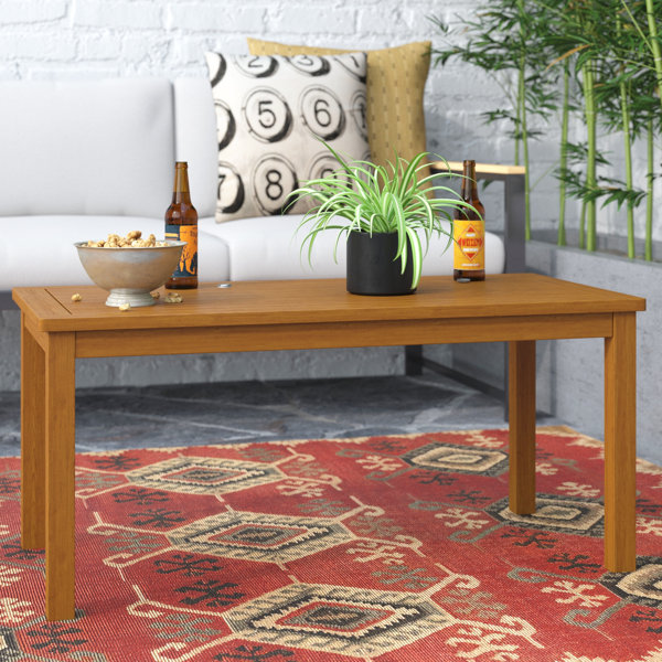 Steelside™ Norah Eucalyptus Outdoor Coffee Table & Reviews Wayfair